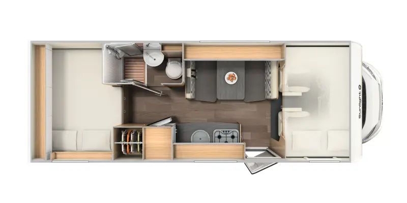 Sunlight A70 Skizze innen